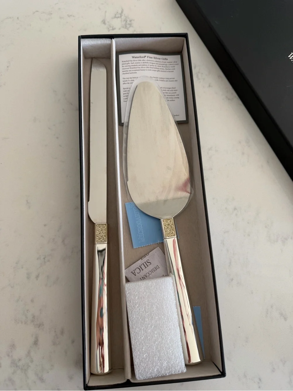 Waterford Lismore Diamond Collection Cake Knife & Server Set